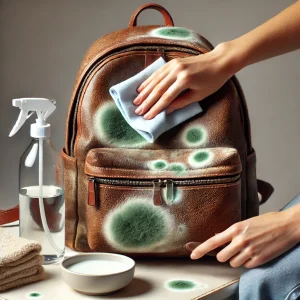 vệ sinh balo khi bị mốc
