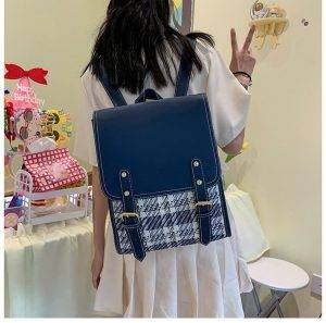 balo đi học dạ tweed
