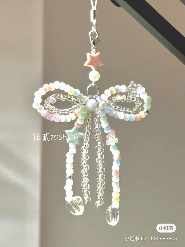 Charm Nơ Pastel Ngọc Trai