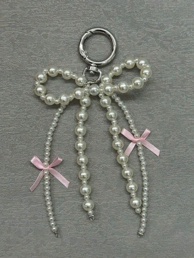 Charm Nơ Ngọc Trai Vintage