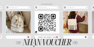 Mua Balo dễ dàng chỉ một lần quét cùng Cái Tiêm Balo